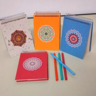Bloco M Mandala - Papelaria Artesanal de qualidade da APOIE.