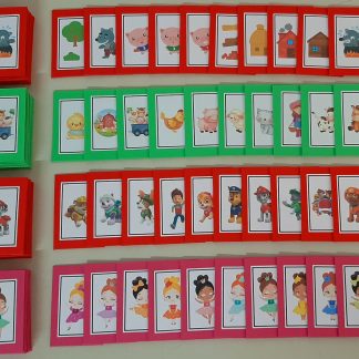 Jogo da Memória Infantil com 10 pares.